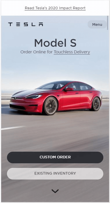 Tesla Website